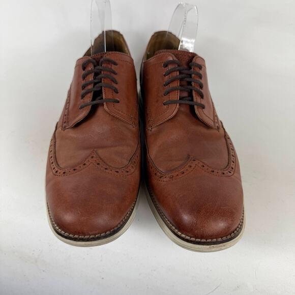 Cole Haan Originalgrand Wingtip Oxfords Men's 11 Brown Lace Up Low Top C26471 - Picture 4 of 10